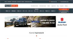 Desktop Screenshot of hasznaltautok.hu